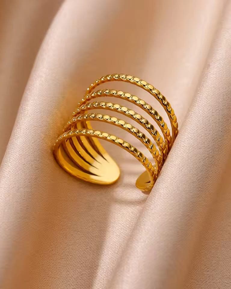 Collection de bague Éclat Doré