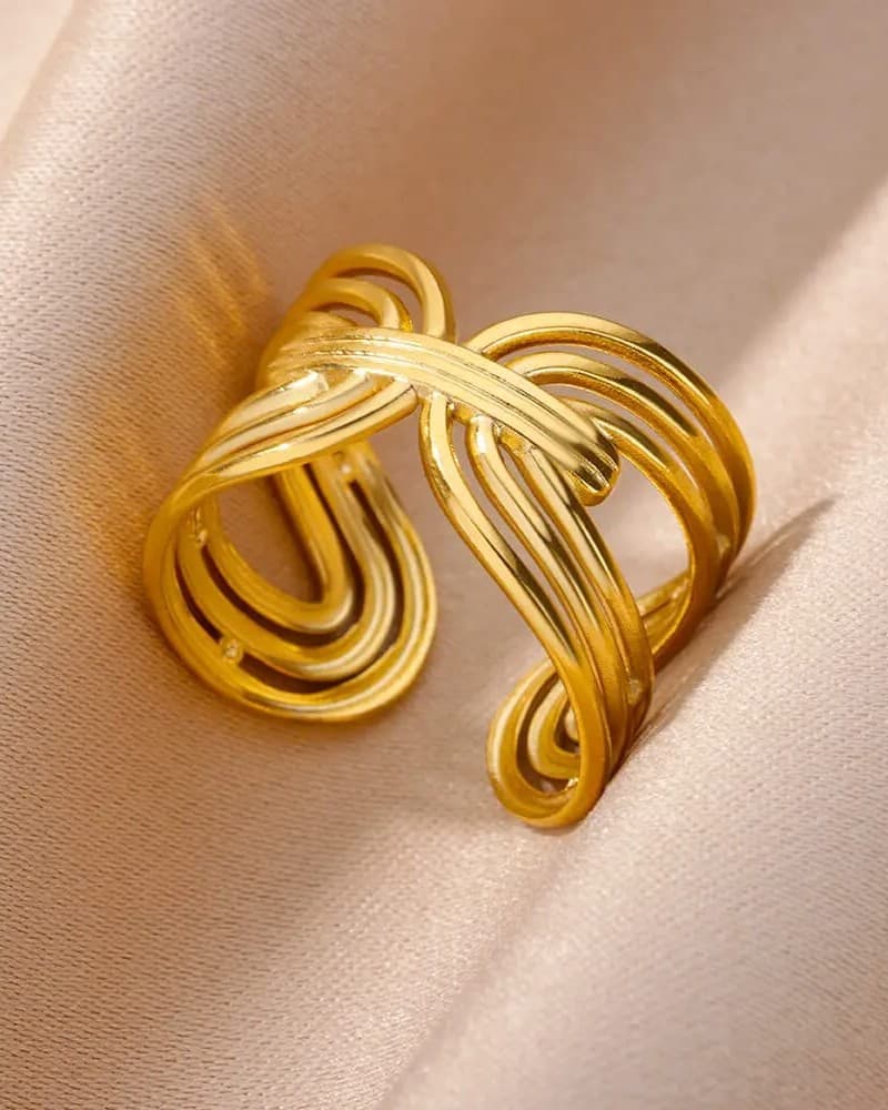 Collection de bague Éclat Doré