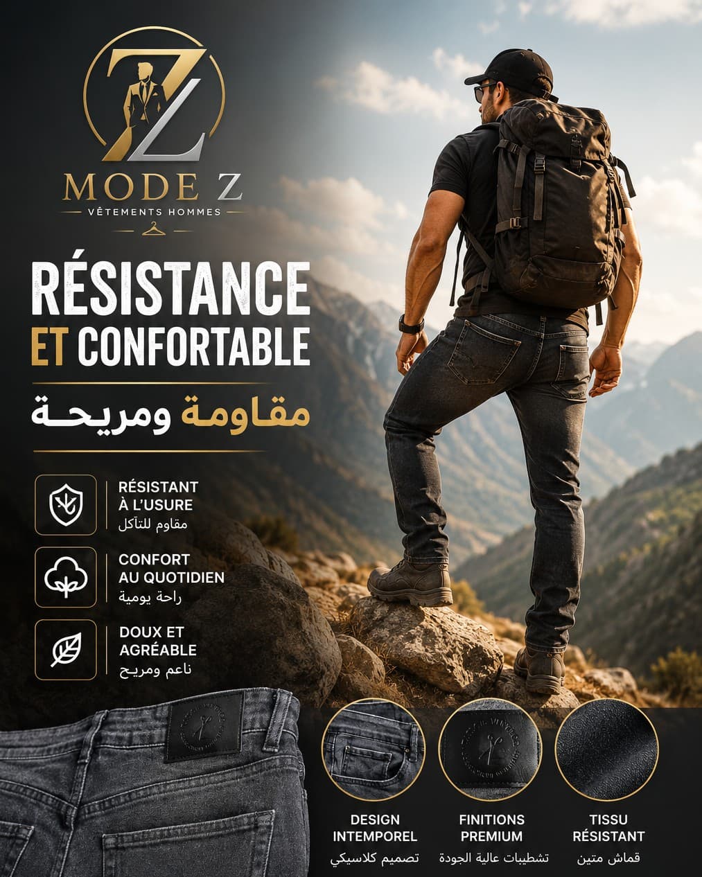 Pantalon homme